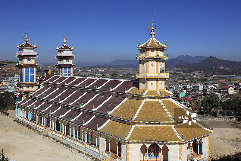 越南大叻蔡 ম্যা特 高台寺图片素材