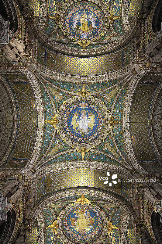 里昂富维耶圣母院图片素材