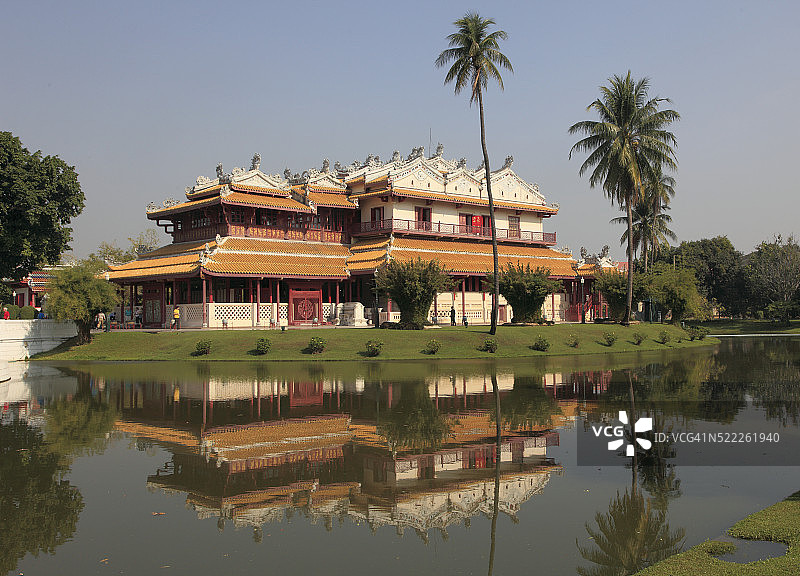 泰国邦芭茵夏宫，阿瑜陀耶府图片素材