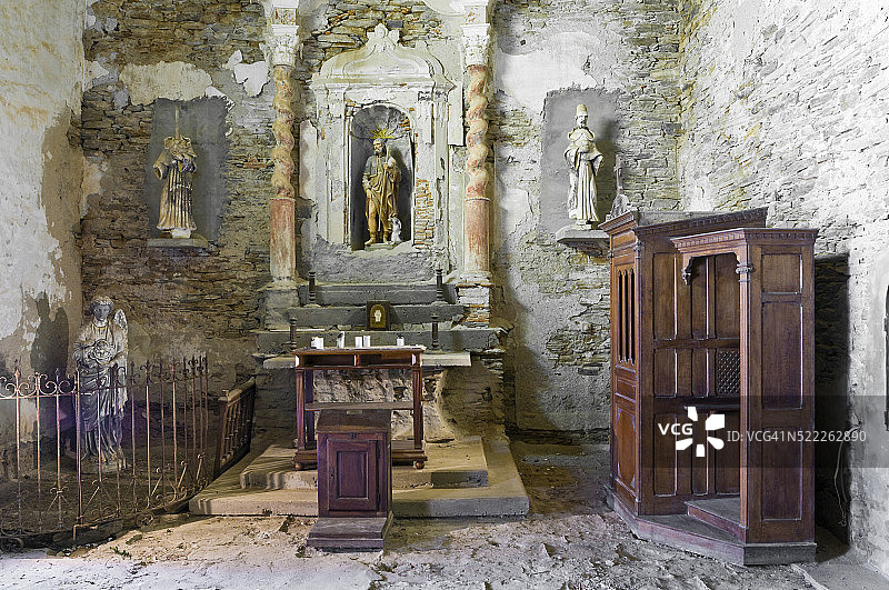 科西嘉岛圣凯瑟琳教堂图片素材