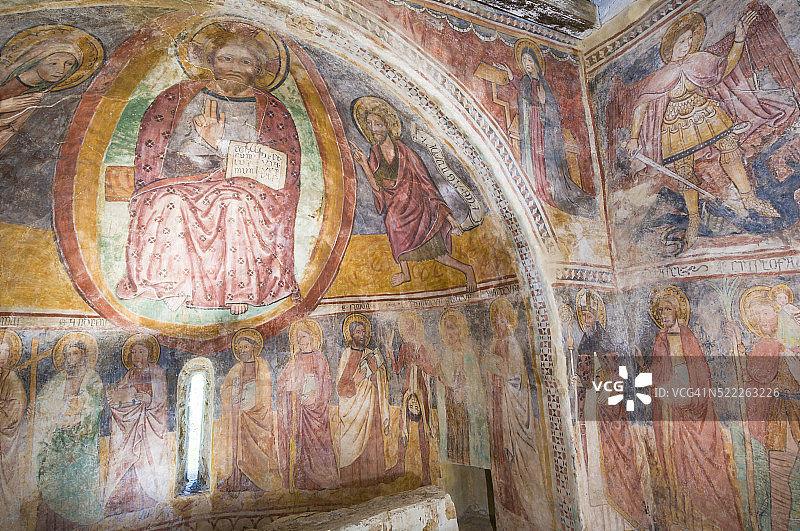 上科西嘉岛的圣尼古拉斯小教堂图片素材