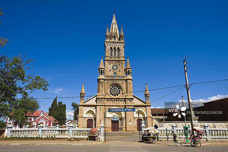 马达加斯加的昂齐拉贝大教堂图片素材