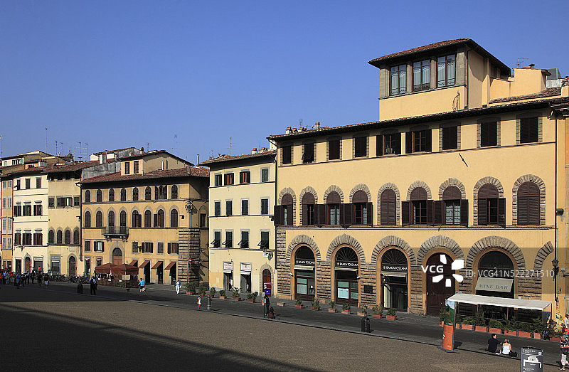 意大利托斯卡纳佛罗伦萨皮蒂宫广场图片素材