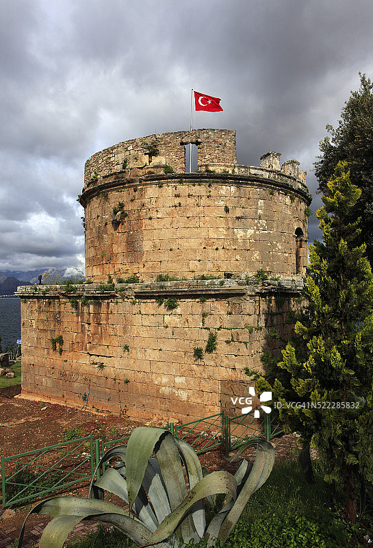 安塔利亚古城墙图片素材