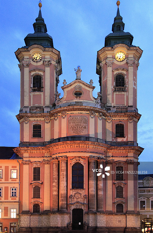 匈牙利埃格尔的方济各会教堂图片素材