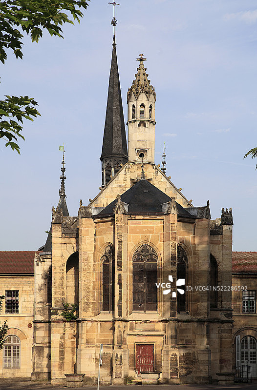 勃艮第，第戎，香普莫尔修道院图片素材