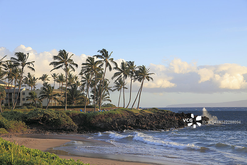 夏威夷毛伊岛威雷亚海滩图片素材
