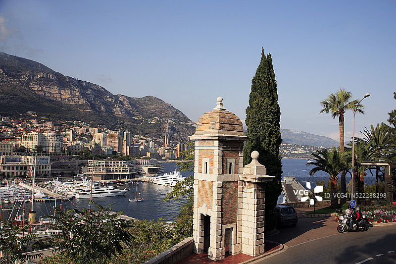 蒙特卡洛港口景观图片素材