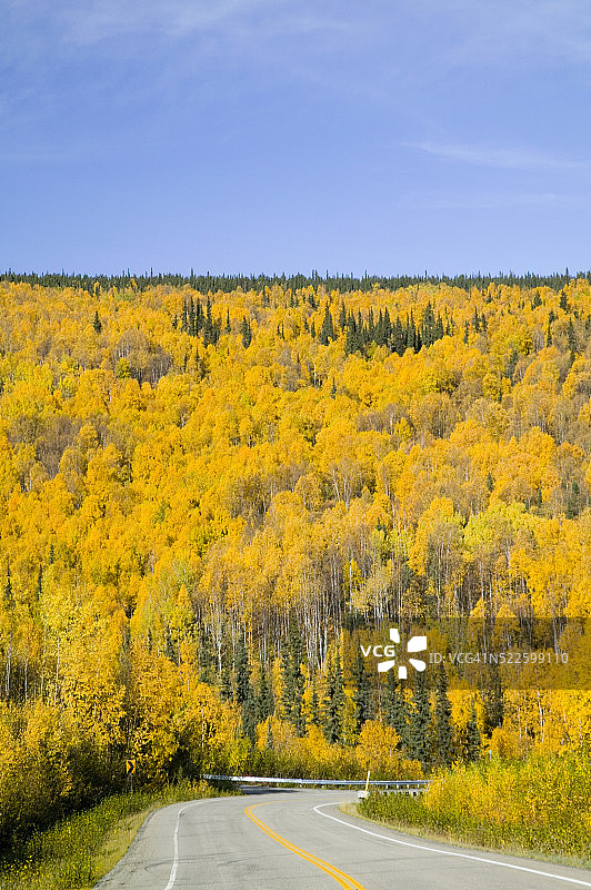 秋季的道尔顿公路图片素材