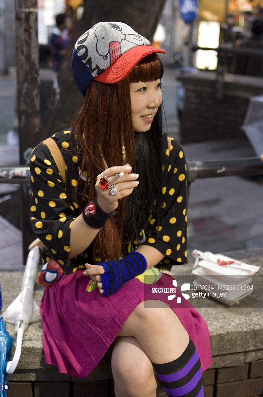 日本街头时尚图片素材