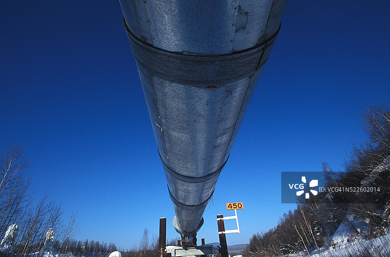 阿拉斯加输油管道图片素材