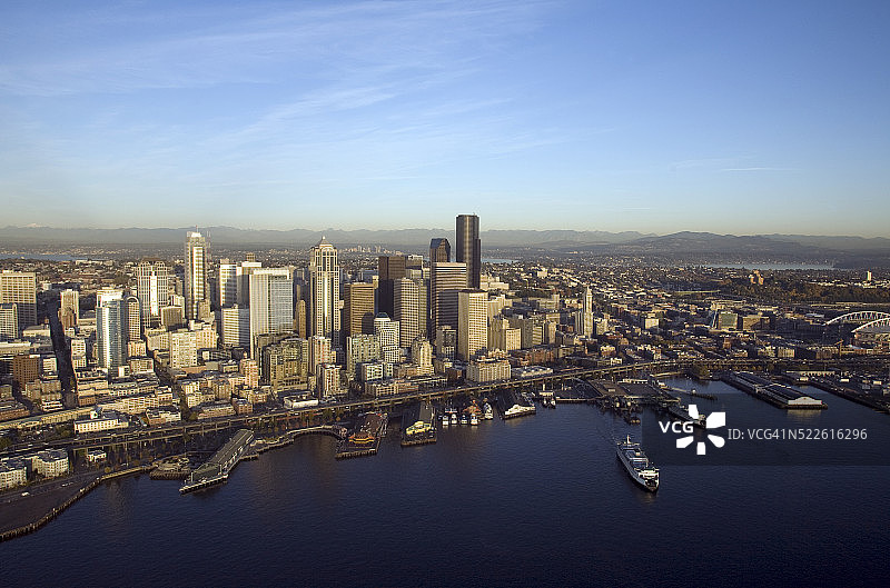 西雅图航拍图片素材