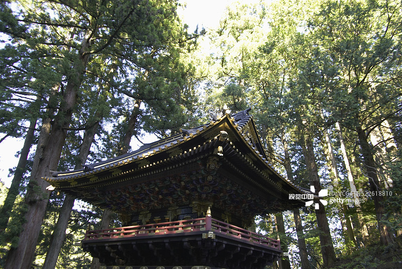 轮王寺的泰猷院灵庙回廊图片素材