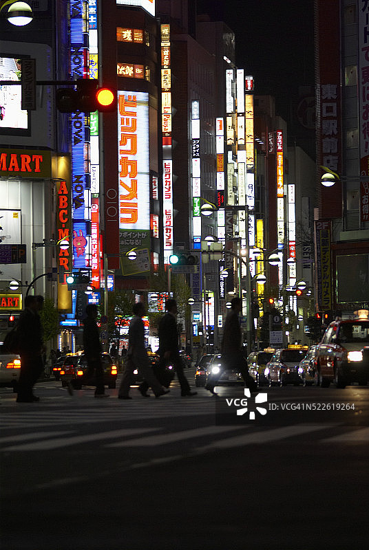 新宿站东购物区图片素材