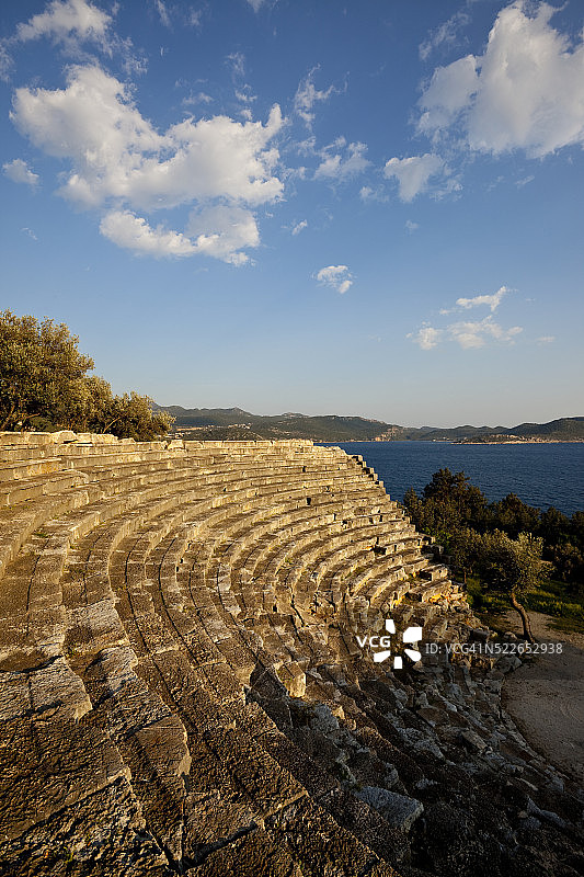 卡什圆形剧场遗址图片素材