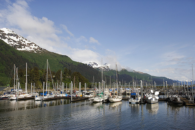 道格拉斯岛上的码头图片素材