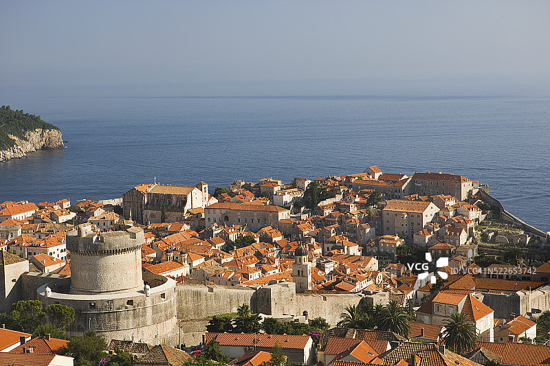 明切塔塔和杜布罗夫尼克老城图片素材