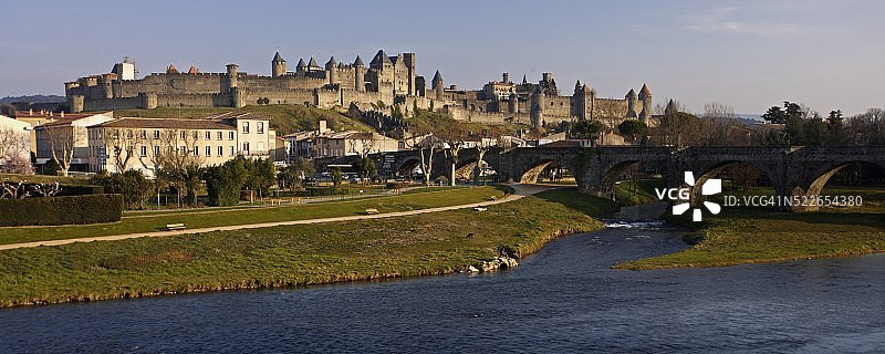 卡尔卡松风光图片素材