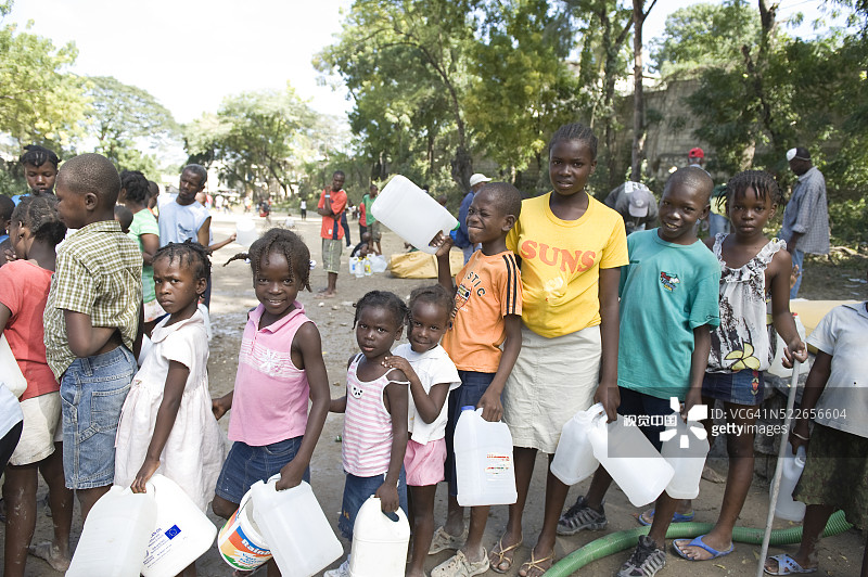 2010年1月12日地震的后果图片素材