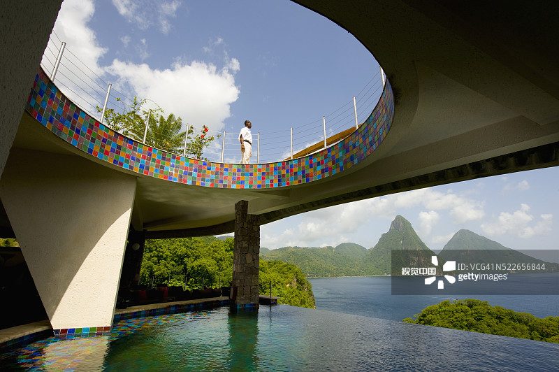 圣卢西亚玉山度假村的银河酒吧图片素材