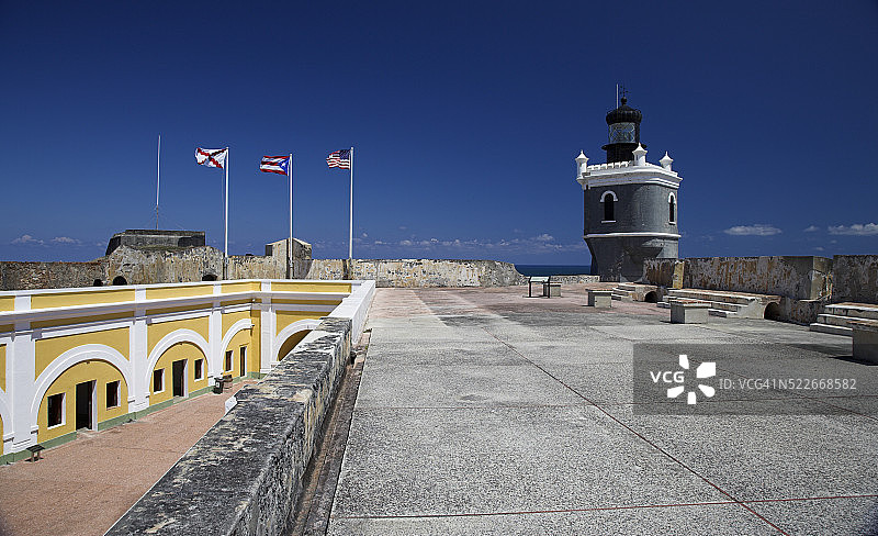 旧圣胡安的埃尔莫罗堡垒图片素材