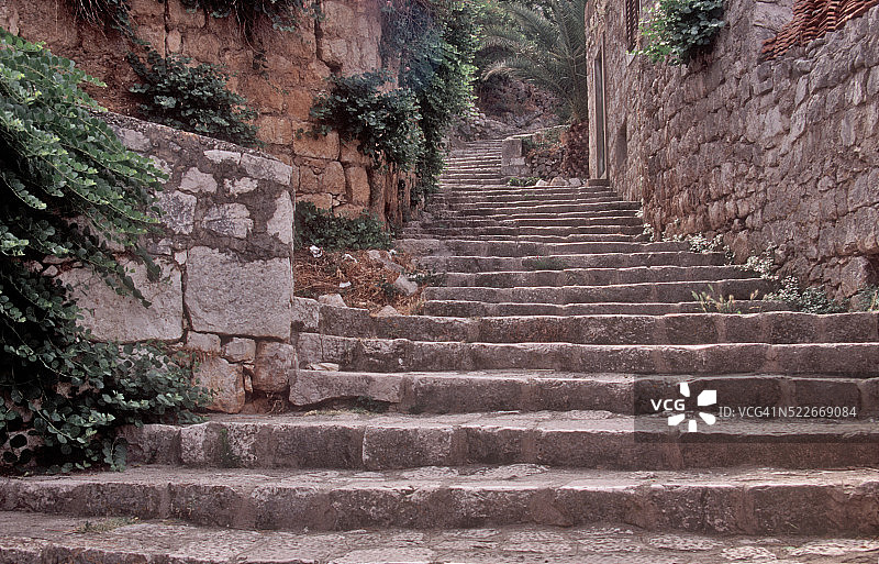 克罗地亚拉斯托沃岛：达尔马提亚群岛拉斯托沃图片素材