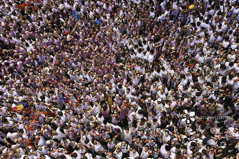 潘普洛纳圣费尔明节图片素材