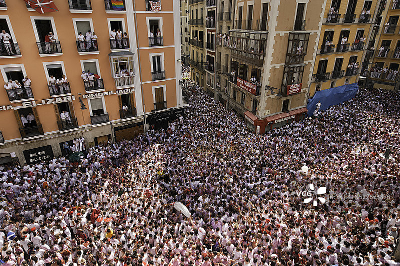 潘普洛纳圣费尔明节图片素材