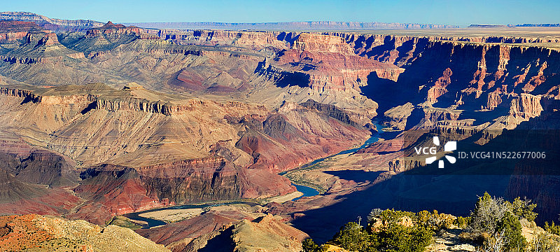 科罗拉多河与大峡谷图片素材