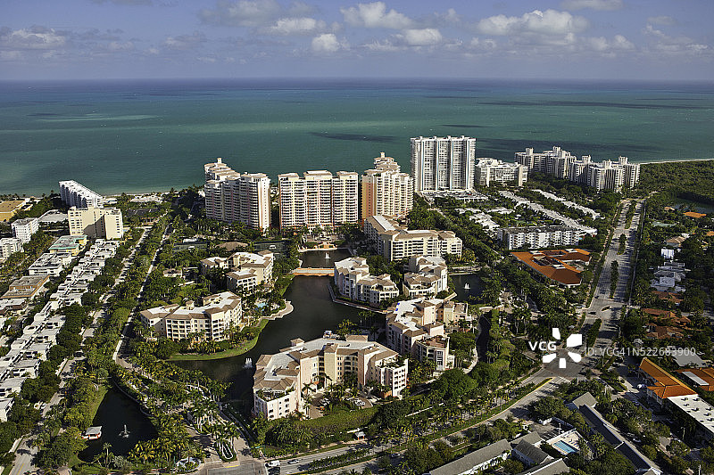 佛罗里达州基比斯坎的别墅图片素材