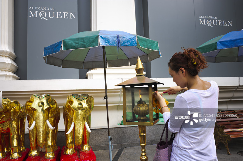 四面佛神龛图片素材