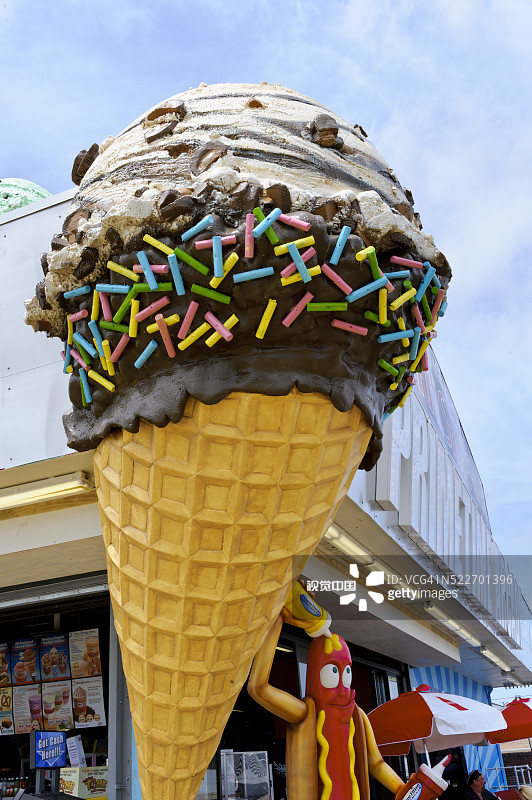新泽西州飓风桑迪图片素材