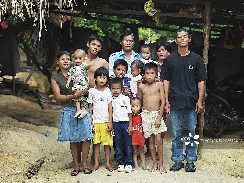 马来西亚乡村家庭图片素材