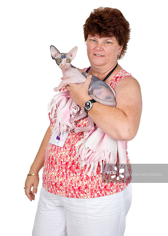 猫展参与者图片素材