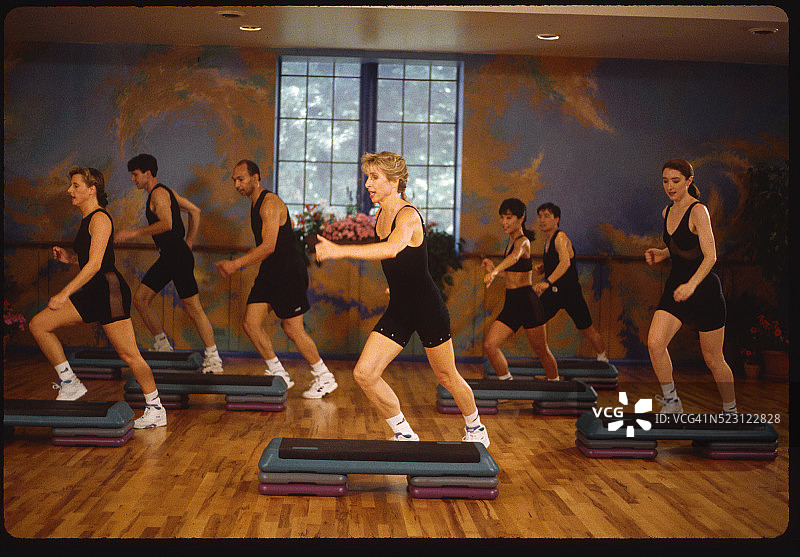 西雅图踏板健美操课程图片素材