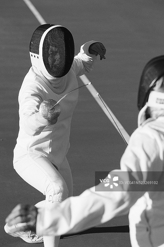 击剑比赛图片素材