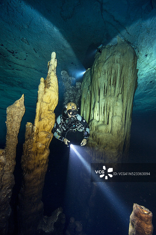 洞穴探险图片素材