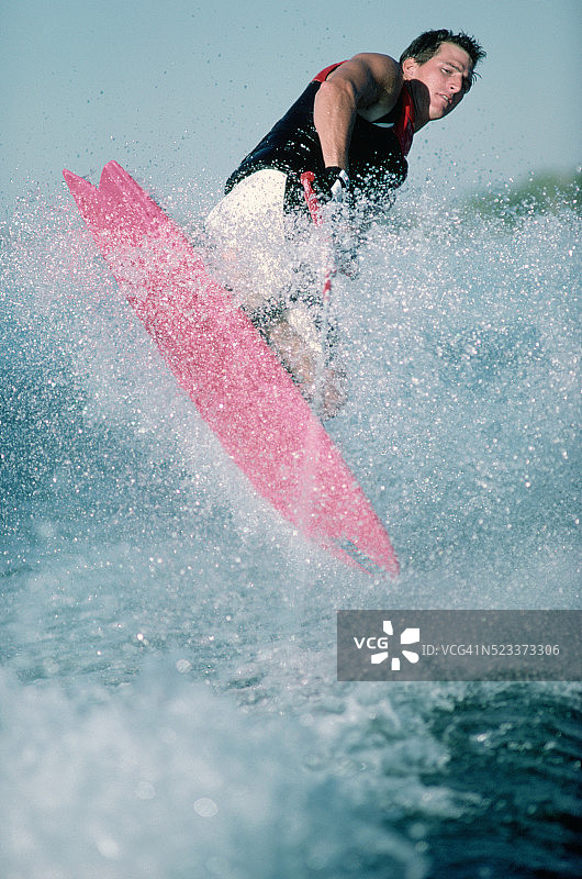 跪板冲浪者图片素材