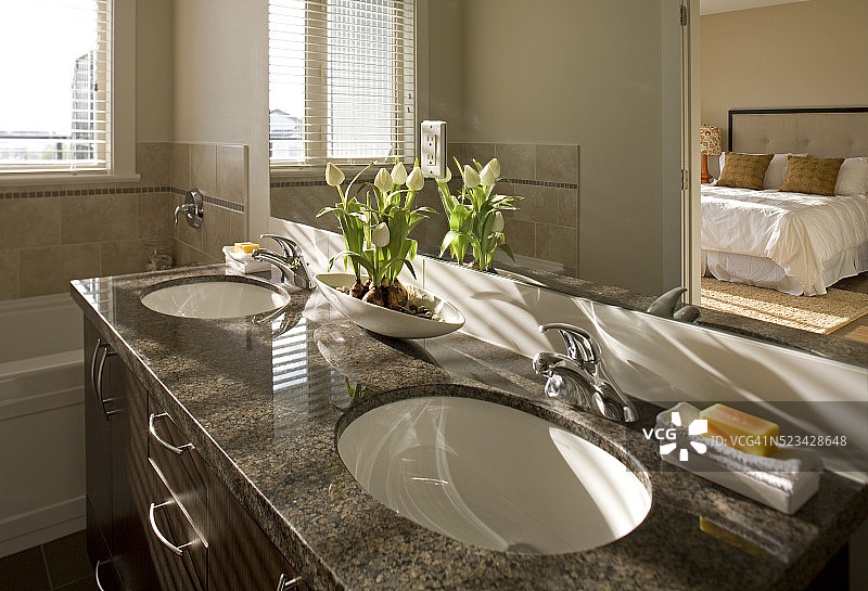 浴室一角图片素材