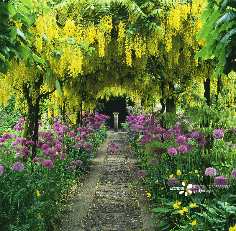 巴恩斯利庄园花园图片素材