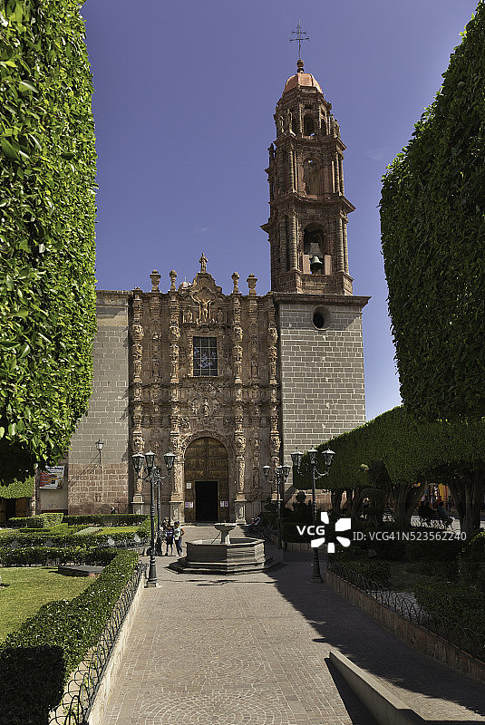 圣米格尔德阿连德的旧金山教堂图片素材