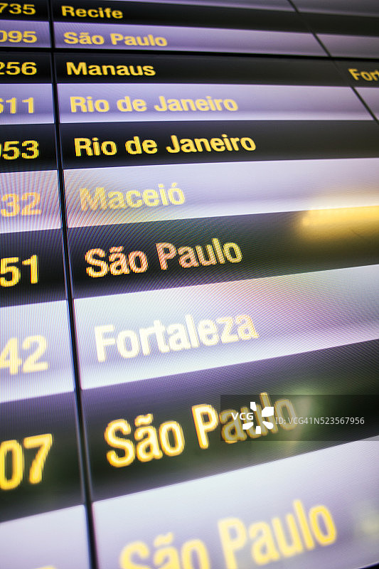 巴西机场内部标牌图片素材