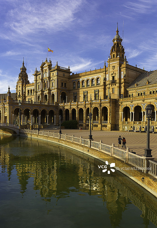 塞维利亚西班牙广场图片素材