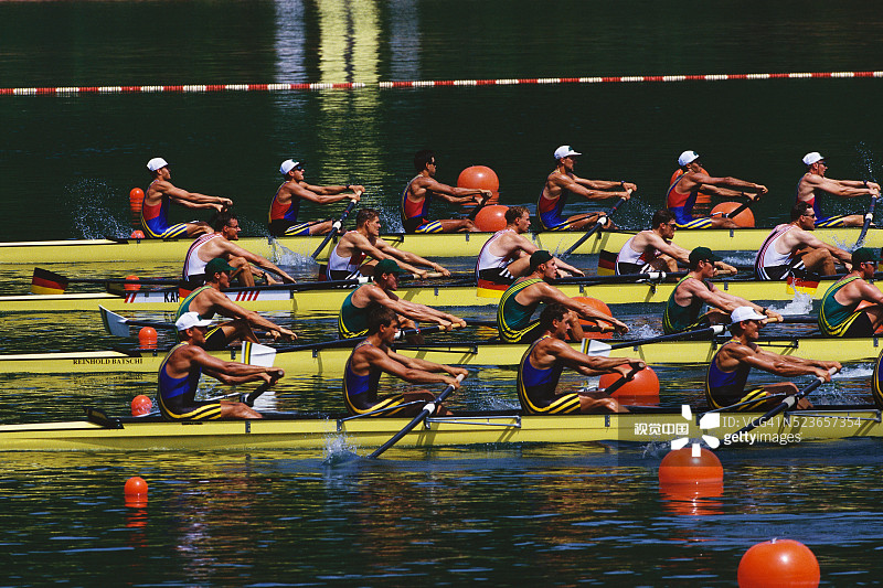 1996年奥运会男子赛艇比赛图片素材