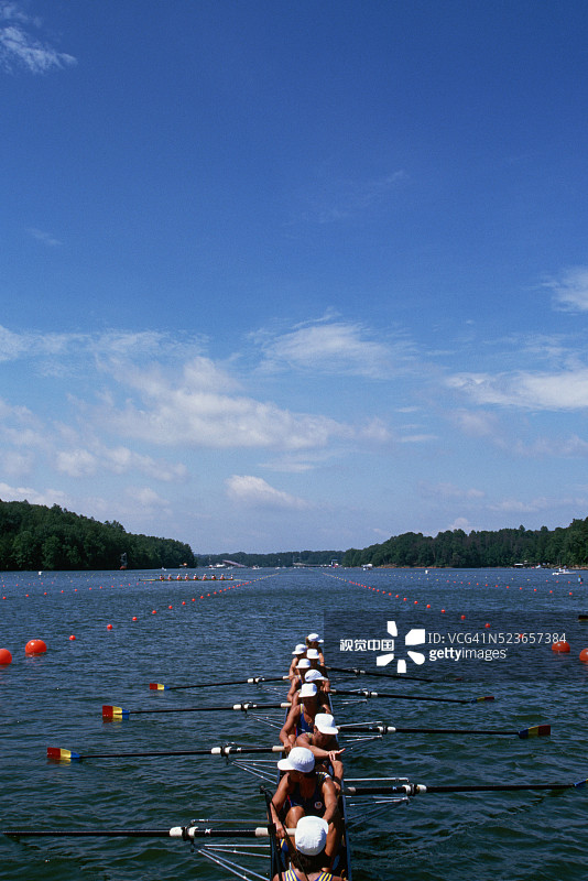 奥运会赛艇起跑线图片素材
