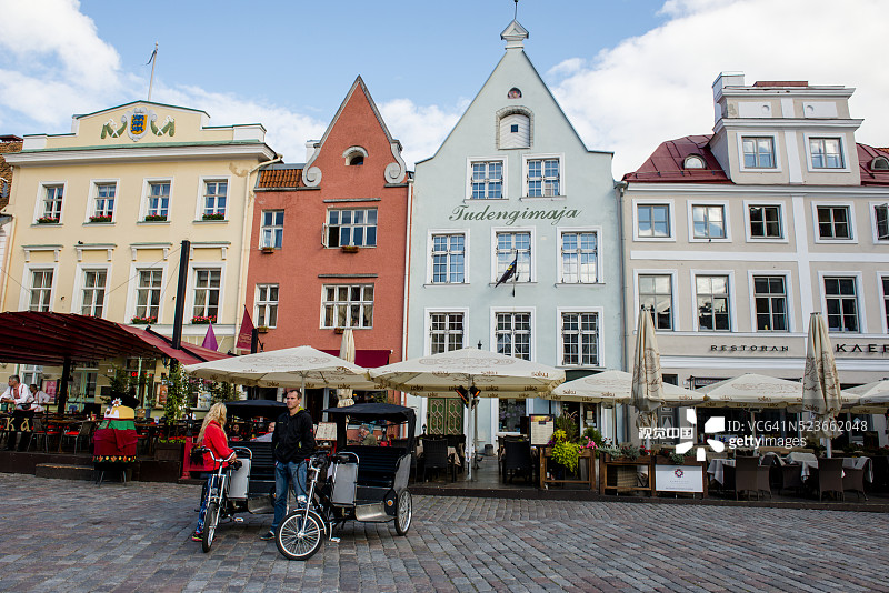 爱沙尼亚塔林老城区，联合国教科文组织世界遗产图片素材