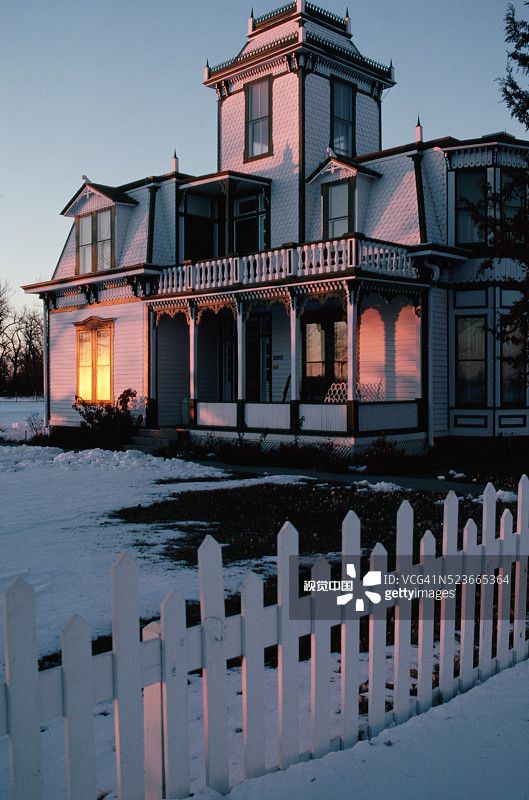 内布拉斯加州的布法罗比尔之家图片素材