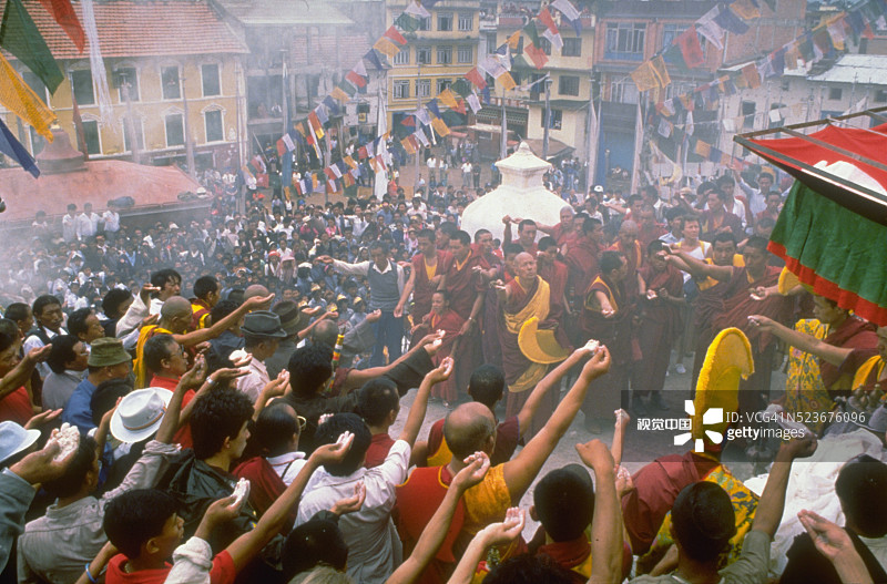 藏族新年庆祝活动图片素材