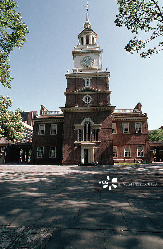 费城独立厅外观图片素材