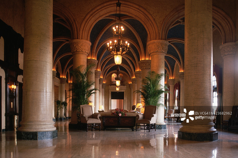 比尔特莫庄园的华丽内饰图片素材